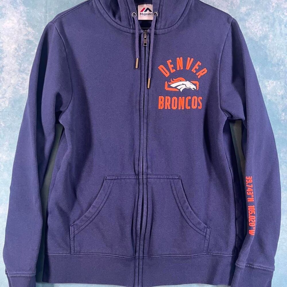 Majestic-athletic Men's Navy and Blue Hoodie